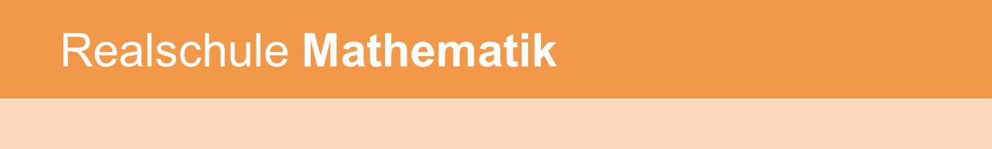 Realschule Mathematik
